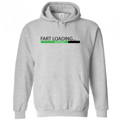 Fart Loading Please Wait Funny Unisex Classic Kids and Adults Pullover Hoodie								 									 									